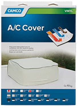 Camco 45392 Abdeckung für Klimaanlagen, Vinyl, passend für Dometic Brisk Air Modelle, Weiß