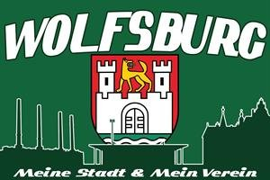 Wolfsburg Meine Stadt Mein Verein Fahne Flagge Grösse 1,50 x 0,90m - FRIP –Versand®