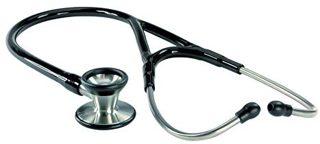 Profi-Kardiologie Stethoskop schwarz
