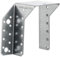 Alberts 331382 Staffa per Travi, Acciaio, 80 x 120 mm