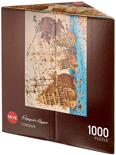Heye 29570 - Dreieckspuzzle, Francois Ruyer, Corsair, 1000 Teile