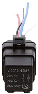 Mintice 40A 12V kit voiture relais 4 broches pour la pompe à carburant imperméable prise de courant fil