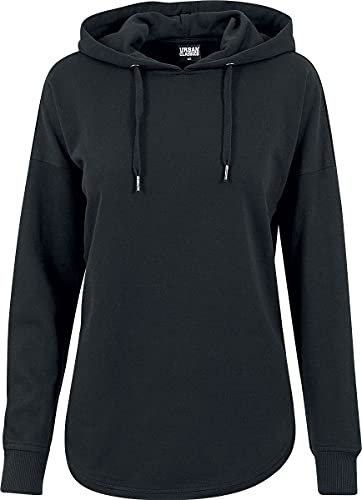 Urban Classics Felpa con Cappuccio da Donna Oversize in Terry, Nero, S