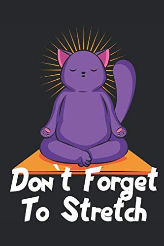 Katzen Yoga Notizbuch: Katze macht Yoga Notizbuch / Notizheft / Notizblock A5 (6x9in) Dotted Notebook / Punkteraster / 120 gepunktete Seiten