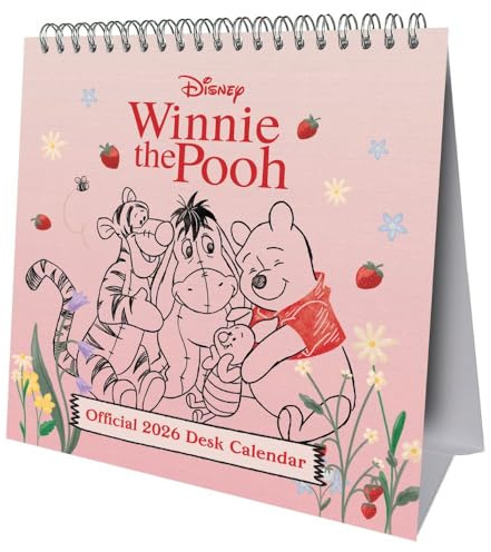 DISNEY WINNIE THE POOH 2026 DESK EASEL CALENDAR