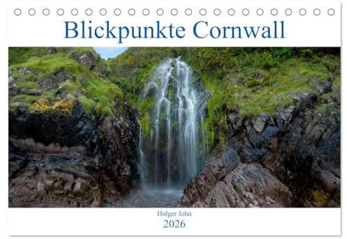 Blickpunkte Cornwall (Tischkalender 2026 DIN A5 quer), CALVENDO Monatskalender: Besondere Blickpunkte Cornwall in außergewöhnlichen Bildern (CALVENDO Orte)