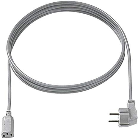 BACHMANN 353.975 Kaltgeräte-Zuleitung H05VV-F 3G 1,00 mm², 3,0 m, Grau