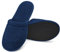 Arus Ciabatte da Bagno – 1 Paio Ciabatte Mules in Spugna 100% Cotone – Antiscivolo, Leggere, Traspiranti – Uomo Donna per Hotel, Spa, Piscina, Doccia, Viaggio, Blu marino, 43-46, MA-2