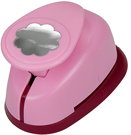 efco 1791255 Stanzer M, Blume 8-Blättrig Motivstanzer, Kern: Metall, Pink, 7,5 x 5 x 5 cm