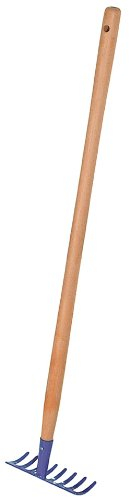 Connex Kinder-Rechen mit Stiel / Laubbesen / Laubrechen / Rasenrechen / Gartenharke / Garten / FLOR59405