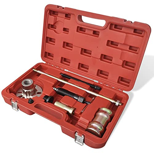 vidaXL Hydraulic Wheel Hub Puller with Hammer Set - 10 Ton Capacity, for Auto Maintenance and Repair