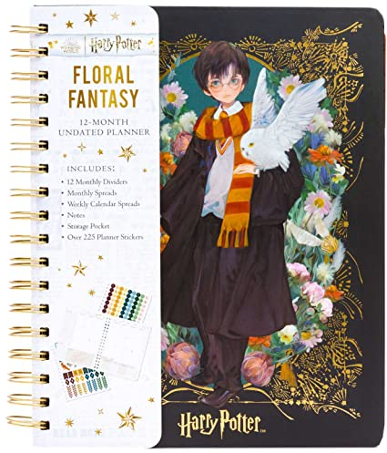 Harry Potter: Anime Fantasy 12 Month Undated Planner: (Harry Potter School Planner School, Harry Potter Gift, Harry Potter Stationery, Undated Planner)