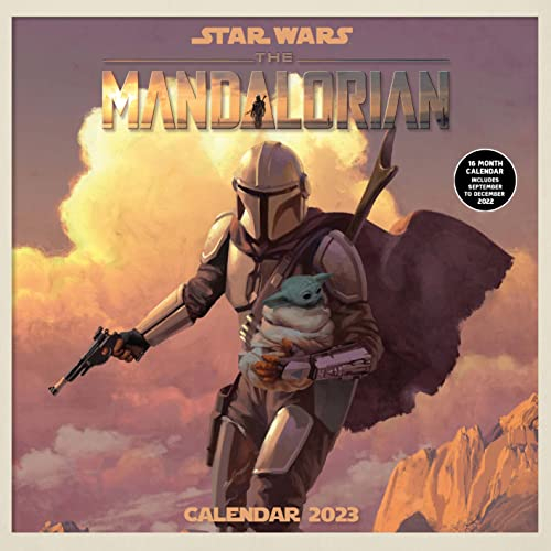 Disney Star Wars The Mandalorian Kalender 2032 – Monatsplaner 30 cm x 30 cm – Offizieller Merchandise-Artikel