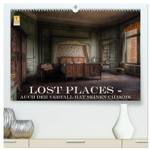 Lost Places - Auch der Verfall hat seinen Charme (hochwertiger Premium Wandkalender 2026 DIN A2 quer), Kunstdruck in Hochglanz: Lost Places ziehen einen einfach in den Bann (CALVENDO Orte)