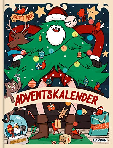 Rocket Beans Adventskalender: 24 Doppelseiten mit weihnachtlichen Überraschungen – präsentiert von Rocket Beans TV! | Kalender zum Auftrennen | Geschenk für Nerds und Geeks