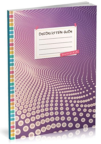 Checklisten-Buch: To Do Listen Planer | Ca. A5 Softcover | 70+ Seiten mit Titel, Datum & Register | Perfekt für Aufgaben zum Abhaken, Bucket Listen, Reiseplaner uvm. | Motiv „Geometrisch“