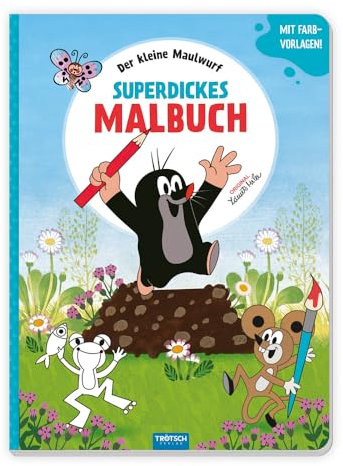 Trötsch Der kleine Maulwurf Superdickes Malbuch Ausmalbuch: Malbuch Ausmalbuch