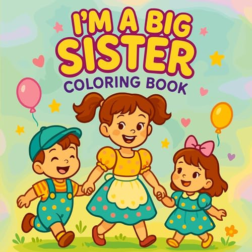 I'm a Big Sister - Coloring Book