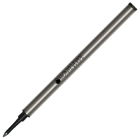 Monteverde Fine Point Refill for Waterman Rollerball Pens - Black (Pack of 2)