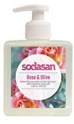 Sodasan Flaschen Seife Rose & Olive, 300ml