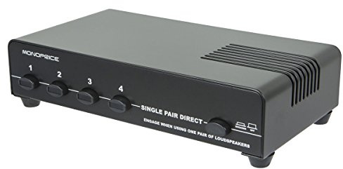 Monoprice selector de Altavoz de 4 Canales
