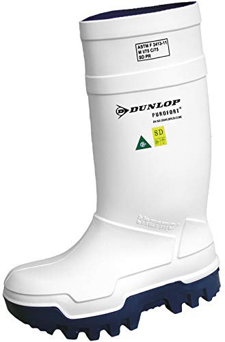 Stivali da lavoro Dunlop Purofort Thermo + sicurezza completa termici Bianco, senza puntale in acciaio - 42 - E662143