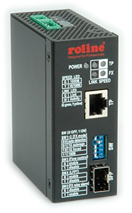 ROLINE Industrie Konverter, 10/100/1000T - 100/1000F