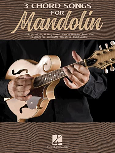 3 Chord Songs For Mandolin (Book): Noten für Mandoline
