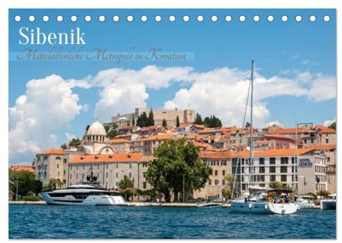 Šibenik - Mittelalterliche Metropole in Kroatien (Tischkalender 2026 DIN A5 quer), CALVENDO Monatskalender: Der Kalender zeigt beeindruckende Motive ... Reise in die Vergangenheit. (CALVENDO Orte)