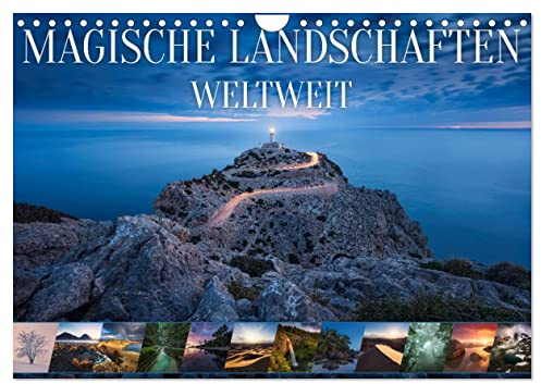 Magische Landschaften Weltweit (Wandkalender 2026 DIN A4 quer), CALVENDO Monatskalender: Wandkalender mit 13 magischen Landschaften aus der ganzen Welt (CALVENDO Natur)