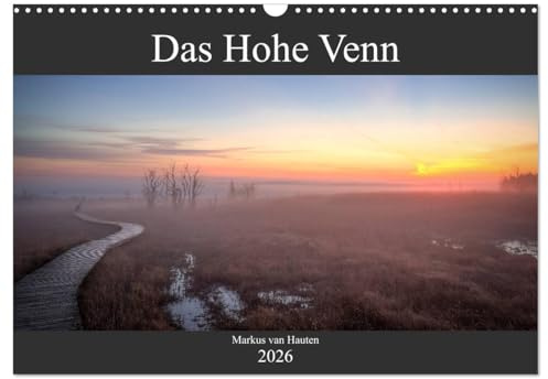 Das Hohe Venn (Wandkalender 2026 DIN A3 quer), CALVENDO Monatskalender: Das Hohe Venn im deutsch/belgischem Grenzgebiet (CALVENDO Natur)