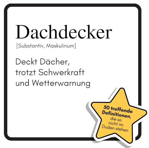 Dachdecker: Deckt Dächer, trotzt Schwerkraft und Wetterwarnung. Das lustige Geschenkbuch für Mann, Frau, Kollege, Freund zu Geburtstag, Weihnachten