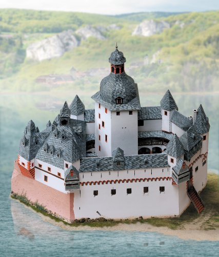 Aue-Verlag Modellbausatz Burg Pfalzgrafenstein, 30 x 14 x 25 cm