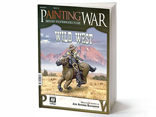Vallejo - Buch: PaintingWar Wild West, nur auf Englisch - Plastikmodell, Anleitung, Farben