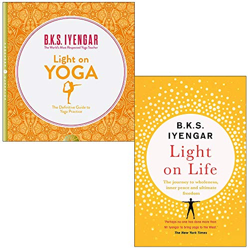 Light on Yoga, Light on Life 2 Books Collection Set by B.K.S. Iyengar