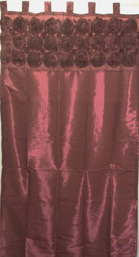 Bella Rose Panel Burgundy