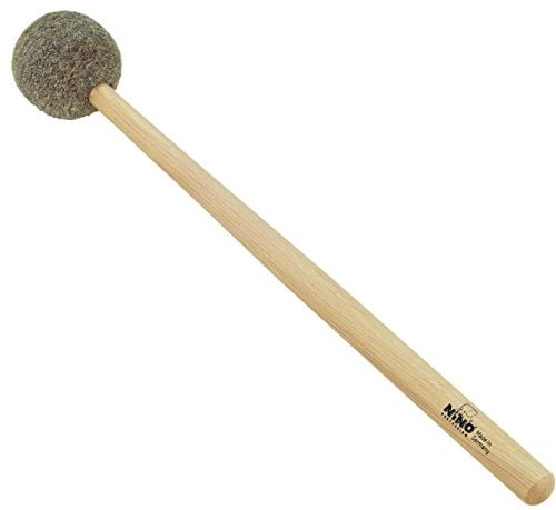 NINO Percussion Mailloche 10 (25, 40 cm) - Feutre naturel medium dur (NINO970)