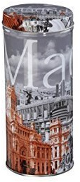Vorratsdose,Geschenkdose mit Madrid-Motiv