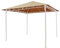 GRASEKAMP Qualität seit 1972 Universal Ersatzdach 293 x 293 cm Polyester Beige mit UV Schutz, wasserabweisend