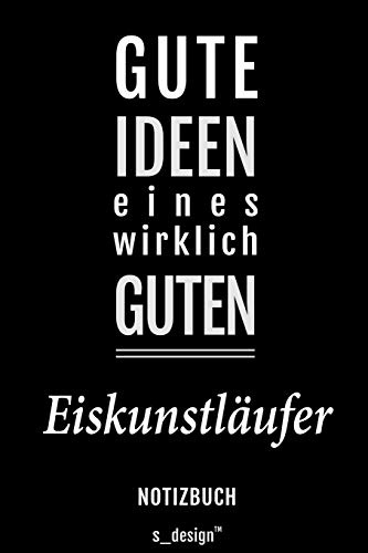 Notizbuch für Eiskunstläufer: Originelle Geschenk-Idee [120 Seiten liniertes blanko Papier]