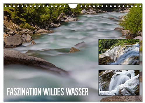Faszination wildes Wasser (Wandkalender 2026 DIN A4 quer), CALVENDO Monatskalender: Fließendes und fallendes Wasser sanft ins Bild gesetzt (CALVENDO Natur)