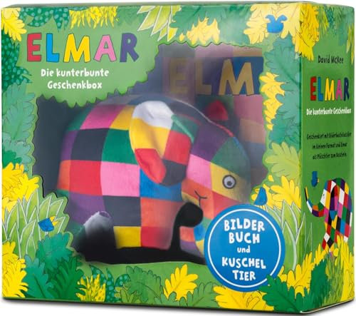 Elmar: Elmar – Die kunterbunte Geschenkbox: Zum Kuscheln und Anschauen: das perfekte Geschenk für kleine Kinder!