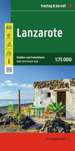 Lanzarote: Straßen- und Freizeitkarte
