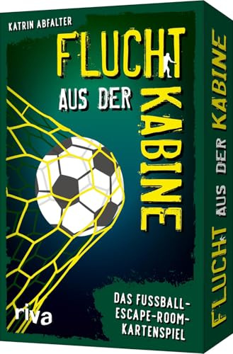 Flucht aus der Kabine: Das Fußball-Escape-Room-Kartenspiel | Geschenk für Fans von Fußball, Rätseln, Krimispielen. Zu Geburtstag, Weihnachten. Ab 12 (Flucht aus, Band 13)