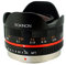 Rokinon FE75MFT-B 7,5 mm F3,5 UMC Fischaugenobjektiv für Micro Four Thirds (Olympus Pen und Panasonic), Schwarz