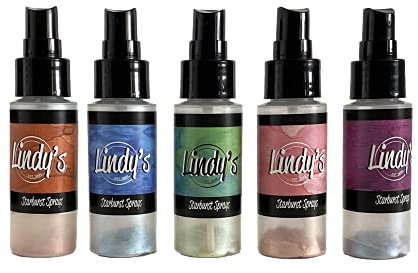 Lindy's Stamp Gang Starburst Sprays 2oz 5/Pkg-Victorian Bouquet