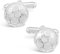 Manschettenknöpfe Sterling Silber Fußball-Design – Herren-Geschenk