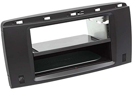 Inbay – 1-DIN Blende Radio-mit Behälter Mercedes R-Klasse, Schwarz