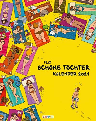 Schöne Töchter Kalender 2021: Monatskalender für die Wand im Großformat