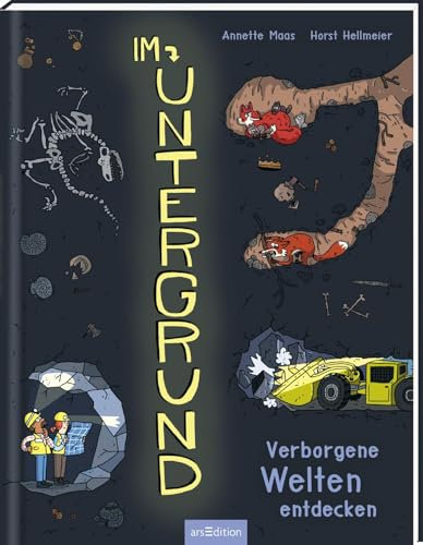Im Untergrund: Verborgene Welten entdecken | Entdeckungsreise unter die Erde, stimmungsvolle Illustrationen, ab 8 Jahren